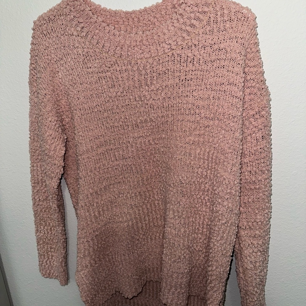 Reborn J Dusty Pink Crew Neck Sweater
